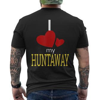 Huntaway Dog Love Men's T-shirt Back Print | Mazezy