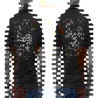 Hygge Aesthetic Danish Men's Back Print T-shirt | Mazezy