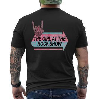 I Am The Girl At The Rock Show Classic Mens Back Print T-shirt | Mazezy