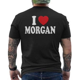 I Heart Love Morgan Mens Back Print T-shirt - Monsterry