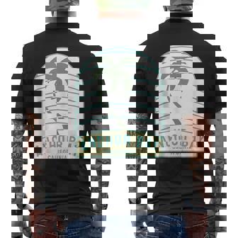 I Love Anchor Bay Beach California Palm Tree Ca Mens Back Print T-shirt | Mazezy