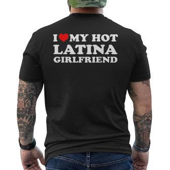 I Love My Hot Latina Girlfriend I Heart My Hot Latina Gf Mens Back Print T-shirt | Mazezy