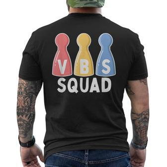 I Love Vbs 2023 Board Game Vacation Bible School Gamer Mens Back Print T-shirt | Mazezy