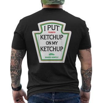 I Put Ketchup On My Ketchup T Funny Halloween Mens Back Print T-shirt - Thegiftio UK