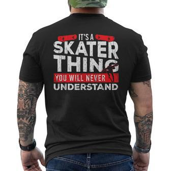 I Spend More Time In Hospital Than Skating Skateboard Skater Mens Back Print T-shirt - Thegiftio UK
