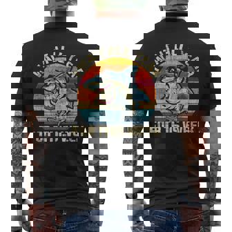 I Wait All Year For This Week - Shark Lover Marine Biologist Mens Back Print T-shirt - Thegiftio