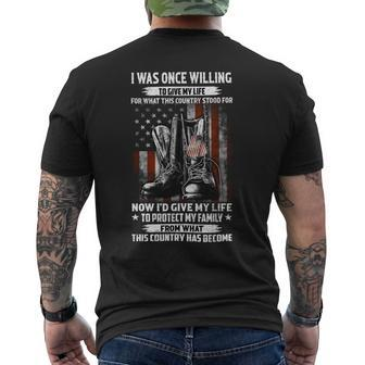 I Was Once Willing 12 Mens Back Print T-shirt - Monsterry CA