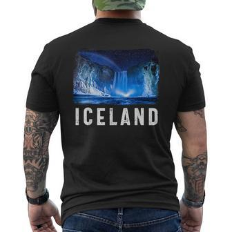 Iceland Lover Iceland Tourist Visiting Iceland Mens Back Print T-shirt - Monsterry AU