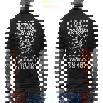 If Pool Was Easy Funny Sport Pool Billiard Player Mens Back Print T-shirt - Thegiftio