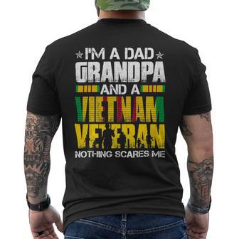 Im A Dad Grandpa And Vietnam Veteran Us Veterans Day 483 Mens Back Print T-shirt - Monsterry AU