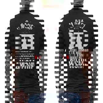 Im A Gamer Dad Just Like A Normal Dad But Way More Awesome Mens Back Print T-shirt - Thegiftio