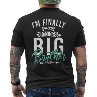 Im Finally Going To Be Big Brother Mens Back Print T-shirt - Seseable