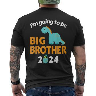 Im Going To Be Big Brother 2024 For Pregnancy Announcement Mens Back Print T-shirt - Seseable