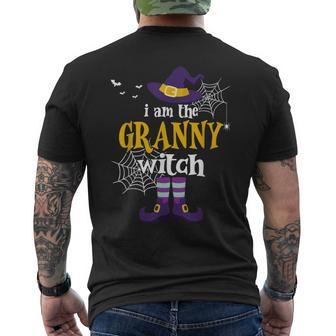 I’M The Granny Witch Family Halloween Costume Men's T-shirt Back Print | Mazezy