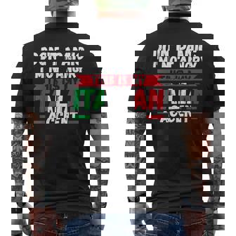 Im Not Angry This Is My Italian Accent Italy Mens Back Print T-shirt | Mazezy