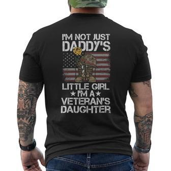 Im Not Just Daddys Little Girl Im A Veterans Daughter 59 Mens Back Print T-shirt - Monsterry DE