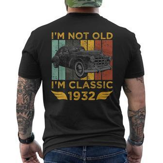 Im Not Old Im Classic 1932 Retro Car Vintage Birthday Gift Mens Back Print T-shirt | Mazezy