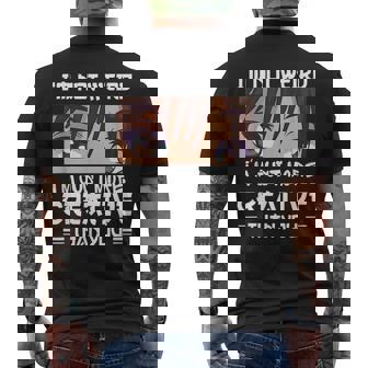 Im Not Weird Im Just More Creative Than You Anime Mens Back Print T-shirt | Mazezy