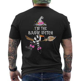I'm The Basic Witch Halloween Matching Costume Men's T-shirt Back Print | Mazezy UK