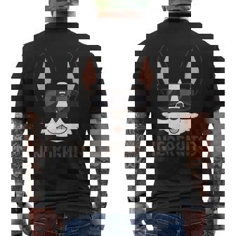 Incorgnito Corgis Funny Corgi Dogs Pun Mens Back Print T-shirt | Mazezy