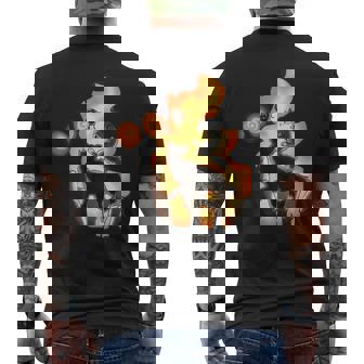 Inscryption Leshy Fire Boss Psychological Card Game Scary Scary Men's T-shirt Back Print | Mazezy