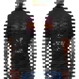 Inscryption Traper Trader Boss Fight Quote Horror Card Game Horror Men's T-shirt Back Print | Mazezy