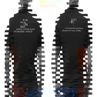 Inspirational Milk Acronym Motivation Inspiration Love Mens Back Print T-shirt | Mazezy