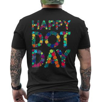 International Dot Day 2023 Colorful Polka Dot Happy Dot Day Men's T-shirt Back Print - Monsterry DE
