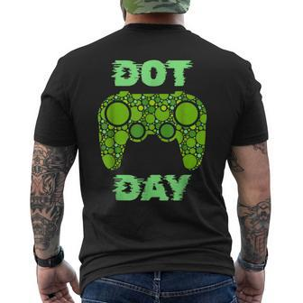 International Dot Day Video Game Lover Boys Polka Dot Gamer Men's T-shirt Back Print | Mazezy