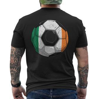 Ireland Soccer Irish Flag Boys Kids Mens Back Print T-shirt - Thegiftio