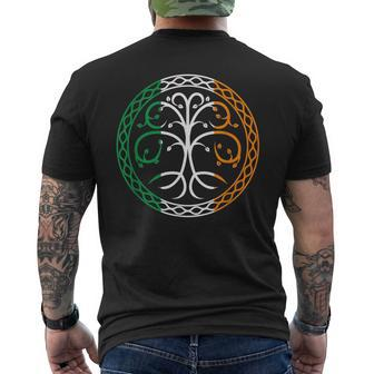 Irish Celtic Pride - Ireland Flag Mens Back Print T-shirt | Mazezy