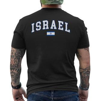 Israeli Apparel Flag Israel Men's T-shirt Back Print - Monsterry AU