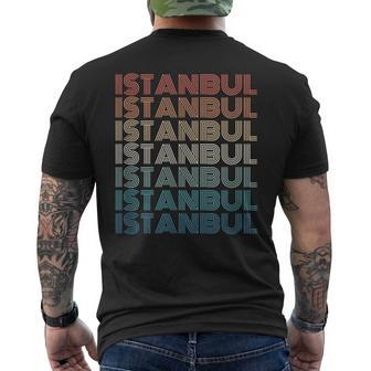Istanbul Turkey Vintage 80S Retro Men's T-shirt Back Print | Mazezy