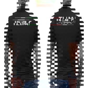 Italian Jokes Design For An Proud Italian Mens Back Print T-shirt | Mazezy