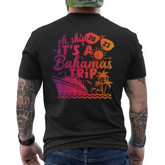 Its A Bahamas Trip 2023 Family Cruise Ship Mens Back Print T-shirt | Mazezy CA