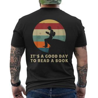 Its A Good Day To Read A Book Outfit For Funny Book Lover Mens Back Print T-shirt | Mazezy