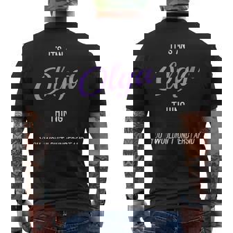 Its An Olga Thing Funny Personalized First Name Mens Back Print T-shirt | Mazezy