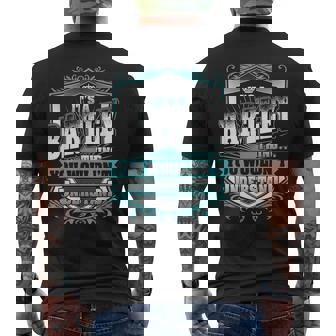 It's A Bartley Thing You Wouldn't Understand Name Vintage Men's T-shirt Back Print | Seseable UK