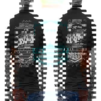 It's A Browne Thing You Wouldn't Understand Name Vintage Men's T-shirt Back Print | Seseable UK