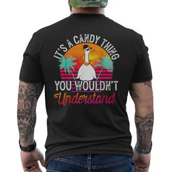 It's A Candy Thing You Wouldn't Understand Candy Name Men's T-shirt Back Print - Seseable
