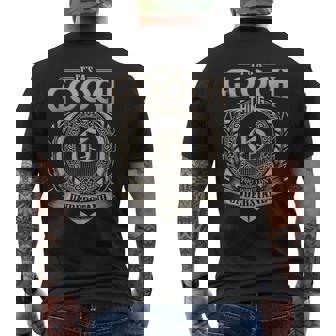 It's A Gooch Thing You Wouldn't Understand Name Vintage Men's T-shirt Back Print - Seseable