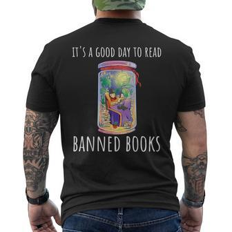 It's A Good Day To Read Banned Books Men's T-shirt Back Print - Monsterry UK