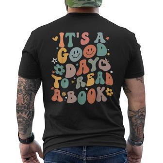 It’S A Good Day To Read A Book Lovers Library Reading Men's T-shirt Back Print | Seseable UK