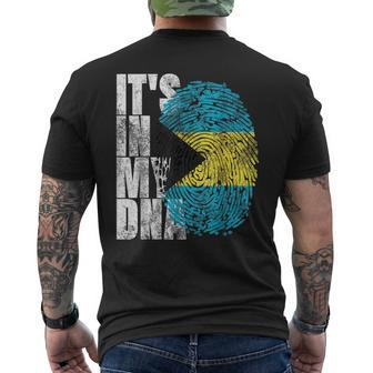 Its In My Dna Bahamas Independence Day Bahamas Funny Gifts Mens Back Print T-shirt | Mazezy