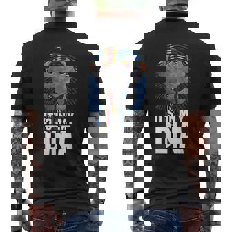 Its In My Dna Viking Nordic Aland Islands Pride Flag Mens Back Print T-shirt | Mazezy