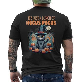 It's Just A Bunch Of Hocus Pocus Men's T-shirt Back Print | Mazezy