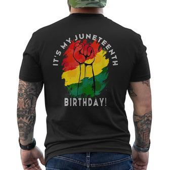 Its My Junenth Birthday June 19Th Party Decoration Mens Back Print T-shirt | Mazezy