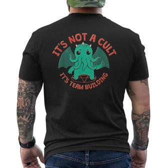 Its Not A Cult Its Team Building Funny Mens Back Print T-shirt - Monsterry UK