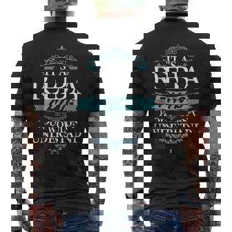 It's A Reba Thing You Wouldn't Understand Men's T-shirt Back Print - Seseable