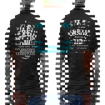 Its A Sebastian Thing You Wouldnt Understand Custom Birthday Men's T-shirt Back Print | Seseable CA